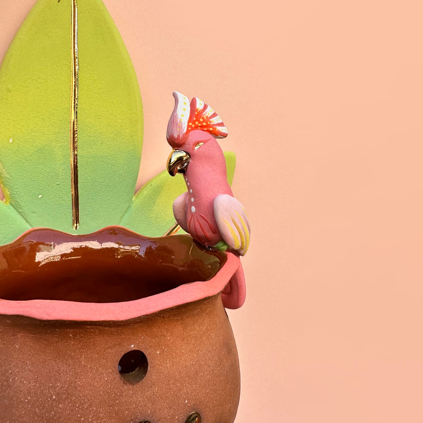 Wall Cockatoo planter