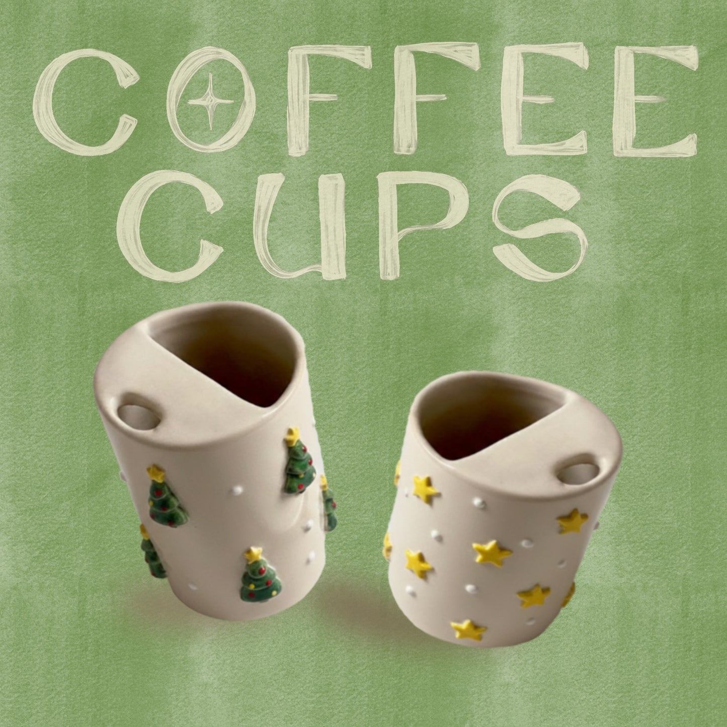 To-go coffee cups @ Margin Notes Bookbar Dec. 16th