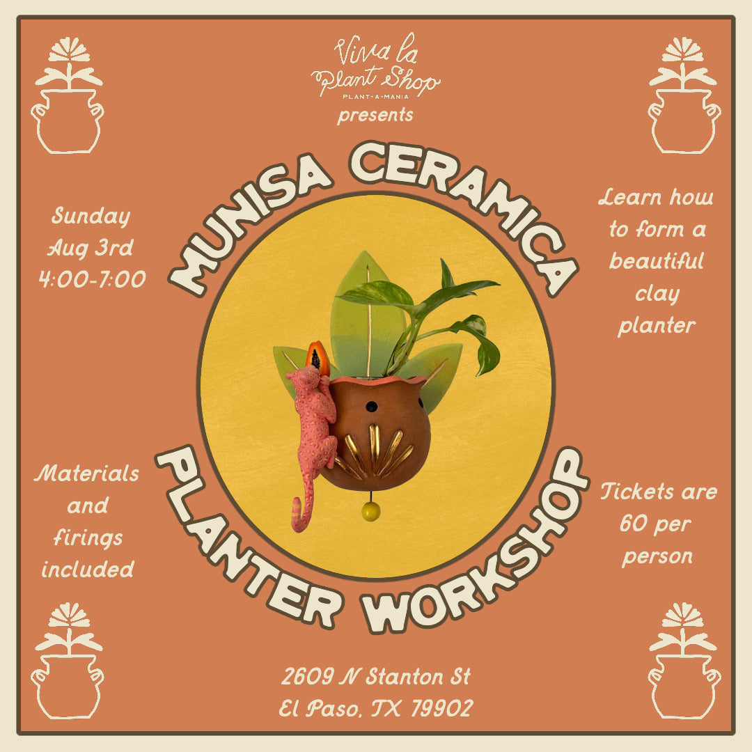 Wall Planter Workshop August, 3rd